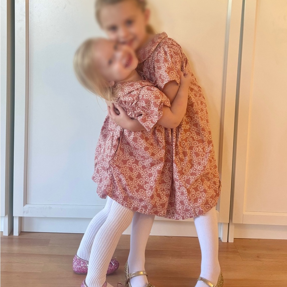 Hanna Andersson Pink Floral Kids Dress
